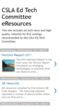 Mobile Screenshot of cslaedtecheresources.csla.net