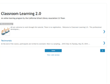 Tablet Screenshot of classroomlearning2.csla.net